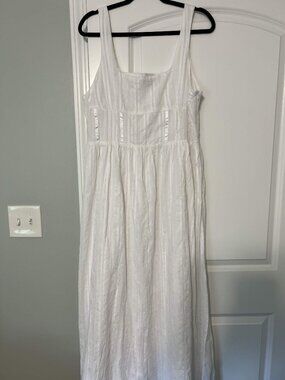 Princess Polly White Maxi Dress - Size 12